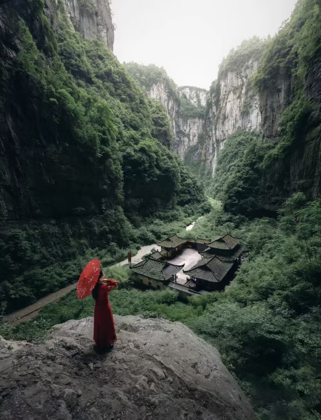 Wulong Three Natural Bridges & Longshuixia Gorge
